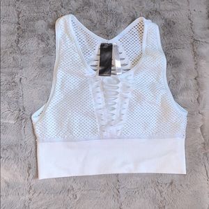 Pale Blue Mono B Workout Bra!!!